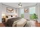 Bright bedroom with king-size bed and city views at 2870 Pharr Court South Nw # 2407, Atlanta, GA 30305