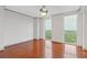 Bedroom with hardwood floors and large windows with a view at 2870 Pharr Court South Nw # 2407, Atlanta, GA 30305