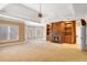 Main bedroom with fireplace, built-ins and high ceilings at 4002 Moheb Sw St, Atlanta, GA 30331