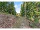 Backyard with treelined path leading to lake, with solar lights at 5775 Lakeshore Dr, Buford, GA 30518