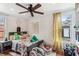 Cozy bedroom featuring hardwood floors and a cheerful decor at 980 Moreland Se Ave, Atlanta, GA 30316