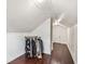 Finished attic space offering additional storage with wood floors at 980 Moreland Se Ave, Atlanta, GA 30316