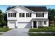 Two-story house with white siding, gray roof, and a two-car garage at 608 Kimberwick Dr, Locust Grove, GA 30248