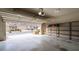 Two car garage with automatic door and shelving installed at 905 Freedom Ln, Roswell, GA 30075