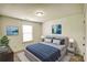 Comfortable bedroom with a queen-sized bed, neutral decor, and natural light at 3201 Camden Ct, Atlanta, GA 30349