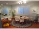 Bright dining room with wood table and chairs at 102 Cedar Chase Rd, Atlanta, GA 30324