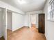Bedroom featuring neutral walls, tile floors, and a large closet at 741 Prince Ave, Marietta, GA 30062