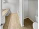 Bathroom featuring vanity, shower-tub combination, and tile flooring at 1575 Ridenour Nw Pkwy # 804, Kennesaw, GA 30152