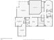 Second floor plan featuring bedrooms, bathrooms, and closet spaces in a detailed layout at 4055 Vinings Mill Se Trl, Smyrna, GA 30080