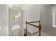 Grand two-story foyer featuring elegant lighting and a view of the entrance at 4055 Vinings Mill Se Trl, Smyrna, GA 30080