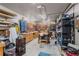 Basement workshop featuring organized storage and ample workspace at 52 Olivia Ct, Palmetto, GA 30268
