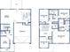 Detailed floor plan showcasing the layout of the home's rooms, including the bedrooms, kitchen, and living spaces at 126 Oakchase Park Ln, Hampton, GA 30228
