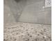 Close-up of kitchen counter with granite countertops and gray backsplash at 6206 Ripple Way # 89, South Fulton, GA 30349
