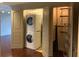 Convenient laundry closet with stackable washer and dryer at 195 14Th Ne St # 2103, Atlanta, GA 30309