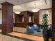 Warm and welcoming lobby area featuring comfortable seating and elegant lighting fixtures at 195 14Th Ne St # 2103, Atlanta, GA 30309
