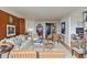 Spacious living room featuring open archways and floor to ceiling shelving, and modern desk with lots of light at 2575 Peachtree Ne Rd # 14A, Atlanta, GA 30305