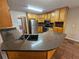 Granite countertops and stainless steel appliances in this kitchen at 215 Moseley Crossing Dr, Stockbridge, GA 30281