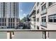 Building exterior view from the balcony with neighboring buildings around at 805 Peachtree Ne St # 401, Atlanta, GA 30308