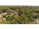 Aerial view of a residential neighborhood with lush trees and city skyline at 1677 S Gordon Sw St, Atlanta, GA 30310