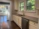 Kitchen with stainless steel appliances and white shaker cabinets at 1677 S Gordon Sw St, Atlanta, GA 30310