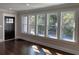 Bright living room with hardwood floors and large windows at 1677 S Gordon Sw St, Atlanta, GA 30310