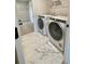 Modern laundry room with new appliances at 738 Crossroad Ct, Powder Springs, GA 30127