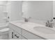 Bright bathroom featuring a double vanity with white countertops and modern chrome faucets at 404 Beacon Way, Villa Rica, GA 30180