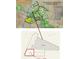 Proposed community plan, highlighting lot sizes and amenities at 3530 Dahlonega Hwy, Cumming, GA 30028