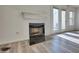 Close up of the fireplace with tile and mantel located in the living room at 6693 Villa Ct # 6693, Lithonia, GA 30038