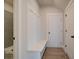 Mud room with built in bench seating and storage at 3941 Adler Cir, Buford, GA 30519