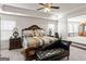 Large main bedroom with ensuite bathroom access at 916 Dexter Dr, Stockbridge, GA 30281