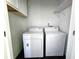 Compact laundry room with a washer and dryer at 2924 Sylvan Rd, East Point, GA 30344