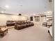 Elegant home theater with comfortable seating and built-in shelving at 3334 Peachtree Ne Rd # 1707, Atlanta, GA 30326
