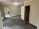 Unfinished basement area with dark flooring and natural light at 5544 Whispering Swan Ct, Douglasville, GA 30135