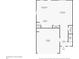A detailed floorplan showcasing the layout of the first floor, including dimensions of each room at 10922 Wheeler Trce, Hampton, GA 30228