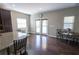 Kitchen breakfast area with French doors leading to the backyard at 4162 Roberts Crest Dr, Suwanee, GA 30024