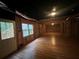 Unfinished basement with wood flooring and lots of potential at 1824 Thornhill Se Pass, Conyers, GA 30013