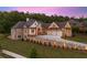 Beautiful aerial view of a home showcasing its well-manicured lawn and spacious driveway at 11 Brownson Ct, Acworth, GA 30101