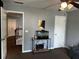 Bedroom featuring a hardwood floor, fish tank and neutral colored walls at 989 Park Knoll Ct, Lawrenceville, GA 30043