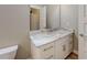 Vanity with marble countertop and modern fixtures at 2259 County Line Rd, Acworth, GA 30101