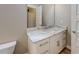 Modern bathroom with white vanity and marble countertop at 2259 County Line Rd, Acworth, GA 30101