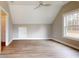 Bright bedroom with wood flooring and a dormer window at 2259 County Line Rd, Acworth, GA 30101