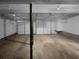 Spacious garage with two white doors at 320 Rebecca Lake Way, Fairburn, GA 30213