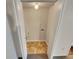 A bright laundry room with connections and durable flooring at 320 Rebecca Lake Way, Fairburn, GA 30213