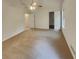 Expansive main bedroom with neutral carpet, ceiling fan and ensuite entrance at 320 Rebecca Lake Way, Fairburn, GA 30213