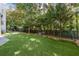 Well-maintained dog park features an artificial turf surface and mature trees for a pleasant outdoor space at 2500 Peachtree Nw Rd # 405S, Atlanta, GA 30305