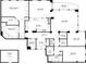 Detailed floor plan showcasing the layout, room dimensions, and balcony of the residence at 2500 Peachtree Nw Rd # 405S, Atlanta, GA 30305