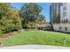 Lush green space on the property with mature trees, well-maintained lawns and beautiful landscaping at 2500 Peachtree Nw Rd # 405S, Atlanta, GA 30305