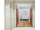 Hallway featuring beautiful hardwood floors, and white cabinets, leading to additional rooms at 2500 Peachtree Nw Rd # 405S, Atlanta, GA 30305