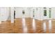 Spacious living room with hardwood floors, lots of light, and staircase at 3127 Lenox Road # 6, Atlanta, GA 30324